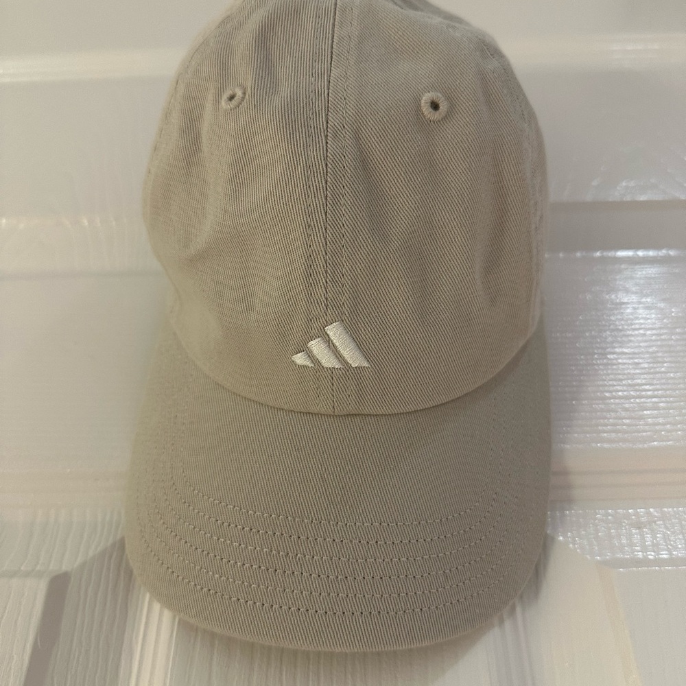 Adidas Light Tan Cap Practically New Worn Once